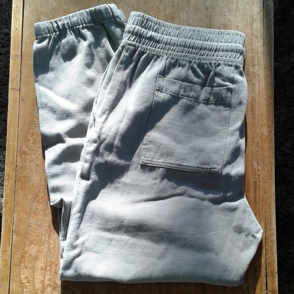 NWOT Beige Twill Pants - Picture 1 of 5